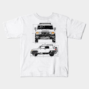 Birthday, Gift, Fj, Cruiser, Car, Brand, Car, For, Men, Vintage, Car, Lover, For, Men Kids T-Shirt